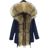 LG Parka Men Coat Real Fox For Fur Coat 2022 New Winter REAL RABBIT FUR LINER NARTORY FUR TILLAR CRIGHH