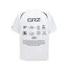 T-shirts pour hommes Grailz Vintage Jersey Racing Logo Imprimer T-shirt Blanc Noir Hommes Femmes Tendance À Manches Courtes