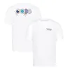 F1 Team Racing 2024 T-shirt Fórmula 1 MonS driver T-shirt Summer Sport Casual Brand Sleeves Short Jersey Men Mulheres Tops de camisetas