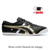 OG Fashion Designer Tiger Mexico 66 Casual Shoes Leather Canvas Onitsukass Flat Trainers White Black Red Blue Silver Gold Tigers Women Mens Runners Sports Sneakers