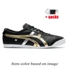 2024 Top Fashion Tiger Mexico 66 Designer Casual schoenen Wit Zwart Red Blue Silver Gold Tigers Sports Sneakers Dames Mens Onitsukass Lederen Canvas Flat Trainers