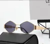 Lunettes de soleil ovales de luxe celins lunettes vintage femme tourisme rue photo métal plein cadre lunettes de soleil promotionnelles lunettes de soleil homme
