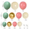 Parti Dekorasyonu 110pcs Çim Yeşil Balon Orman Tema Zinciri Set Kemeri Kiti Lateks Balon Düğün Doğum Dekor Kids Bebek Duş