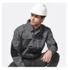 Duurzame werkkleding voor mannen Laspak Multi Pocket Cargo-jas Werkpak Monteurs Workshop Uniform Werkkleding Jas e0pv#