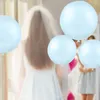 Dekoracja imprezy 100pcs Niebieskie lateksowe balony