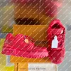 Explosion Nya herrtränare Maxi Sneaker 1Acn1m Red Alligator-tryckt kalvläder Tekniska snören Stopper Initialer Signature Flowers Bold Colors Designer Designer