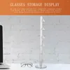 Dekoratif Plakalar Gözlük Çerçeve Yükselticisi Ekran Stand Güneş Gözlüğü Raf Tutucu Gözlük Ev Ofis Dekoru (Altı