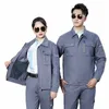 Arbeitsanzug Arbeitskleidung Kleidung Männer Frauen LG-Ärmel Arbeiter Arbeiter Uniform Autofabrik Werkstatt Mechanische Arbeitsoveralls5XL t1Tf #