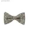 Bow Ties Plaid Bow Towię Jacquard Mens Factory Factory Bezpośrednie dostawę Shengzhou Polka Dot Mens Town Y240329