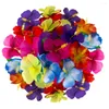 Decorative Flowers 72Pcs Artificial Hibisci Hawaii Po Props Home Table Decors(Random Color)