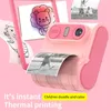 Digital Cameras Kids Camera Instant Print Po Mini Video 1080P HD Child Selfie Toy 2.4 Inch Thermal Printer Toys Gift