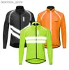 Cykeljackor Wosawe Cycling Jacket Mens Windbreaker Windproof Waterproof Breattable Light Weight Cykel Riding Jacket Vest Men Reflective Coat24329