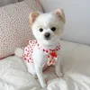 Vestuário para cães roupas para animais de estimação bonito saia pequena primavera verão estilo fino presentes para animais de estimação confortável respirável