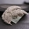 sier Color Pearl Crystal Wedding Hair Combs Hair Accories for Bridal Fr Headpiece Women Bride Hair Ornaments Jewelry L7j3#