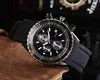 2024 Sport Men's watch with stainless steel bezel metal panel, designer watch display calendar quartz watch with silicone strap