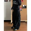 سراويل جينز للسيدات ديب تاون سوداء خمر شحنات النساء الضخمات القوطية الكورية القوطية الشارع السراويل السراويل السراويل اليابانية harajuku أزياء السراويل