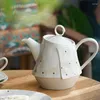 Tasses et soucoupes à café et soucoupes en céramique, ensemble de tasses à thé de l'après-midi anglais