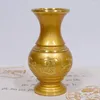 Vasos vaso de cobre puro doméstico riqueza de lótus atraindo garrafa de purificação de água guanyin deus das riquezas oferecendo ornamentos