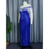 Am030604 Large Women's One Line Neck Celebrity Sequin Banquet Long Dress Full Dress 495611