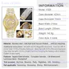 Inne zegarki luksusowe kwarce dla mężczyzn luksusowy projekt 322PCS Diamon Cover nadgarstka z kalendarzem Battegue OOTD Akcesoria T240329