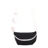 Bolsas de ombro unissex bolsa de lona casual estilo universitário pacote de cintura feminina cinto simples zíper telefone portátil peito crossbody