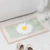 Dywany 2024 Wejście do łazienki kreskówka stokrotka dywan podłogowa mata antypoślizgowa sypialnia chłonna stopa