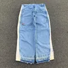 jnco-pantales vaqueros holgados Y2k voor hombre, ropa de calle informal Retro, Hip Hop, Harajuku, bordado de alta calidad l9eD#