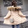 womens winter jackets and coats 2019 Parkas Fake racco fur collar Snow Wear Coat m Outwear With a Hood Lg jacket H2EA#