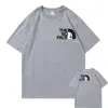 Das KEIN GESICHT Brief Logo T-shirt Plus Größe frauen Doppelseitige Druck Sommer Top Fi Marke Harajuku d15g #