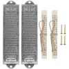 Kurtyna metalowa mezuzah z grawerowanym błogosławieństwem dekoracji religijnej dla drzwi frontowych Izrael rzemieślnicze Prezenty Scrolls