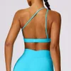 Lu Align Sexy une épaule sous-vêtements réservoirs femmes Fitness sport soutien-gorge haut Yoga athlétique serré entraînement doux avec coussinet de poitrine soutien haute résistance Lemon Sports 2024