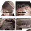 Perruques de cheveux humains capless 360 perruque frontale en dentelle pré-cueillie avec bébé 150 densité Remy vague de corps brésilienne pour les femmes noires8974 Drop Deliv Ot0Ka