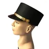 Berets Carnivals Doorman El Waiter Hat Security Guard For Adult Teen Role Play Show Party Taking Po