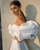 Robe de mariée sexy en satin à fente haute, avec manches détachables, bretelles trapèze, Dr Court Train, Couture Mariage r5R9 #