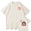 Anime Azumanga Daioh Camiseta Mulheres Kawaii Chibi Osaka e Chiyo Chan Pai Camisetas Homens Moletom Verão Cott Plus Size Tops X1Rv #
