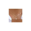 Pendentif Colliers 5 Styles Designer Bijoux Femmes Collier Simple Infinity Cross Slide 925 Sier Chaîne Oiseau et Arbre Drop Livraison Pend Dhz8U