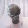 手作りの結婚式の髪のアコリープロムブライダルヘッドバンドラインステストヘア装飾品ヘアバンドヘアジュエリーヘッドピースw9vy＃