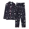 Damen-Nachtwäsche, Übergröße, M-3XL, Damen-Pyjama-Set, Frühling und Herbst, Cotoon-Pyjama, langärmeliges Mädchen-Pijama