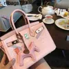 Bk designer bolsa de couro bolsa site oficial autêntico amor cavalo feminino 2024 moda crocodilo padrão platina tom ombro mensageiro