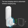 New LED Induction Intelligent Wireless Charging Plug-In Aisle Corridor Bedroom Night Light With Flashlight