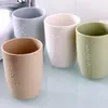 Tazze Piattini Eco-friendly Spessa Tazza Circolare Portaspazzolino Risciacquo Dente Tazza di Plastica Riutilizzabile Per Bere Xicara