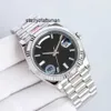 Watch Watch Luxury RLX مصمم نسائي نظيف واتصل عالي الجودة 40 مم 2836 الحركة الميكانيكية 904L سلسلة الصلب الياقوت 100 مم مع مقاومة للماء مع