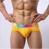 Underpants Men Sexy Boxers Shorts Breathable Soft Men's Underwear Panties Majtki Damskie String Erotique