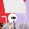 Disposable Cups Straws 100PCS Plastic Straw Flexible For Banquet Bar Drinks Buckets With Lids