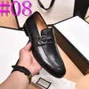 40model Luxurious hommes Chaussures habillées Slip on italien Designer Italien Brown Noir Soft Real Cuir MAIN MAIN MAIN