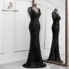 Seksowna syrena czarna wieczór dres vestidos elegantes para mujer de noche largo soiree de mariage szatę femme vestidos pral dr 84pu#