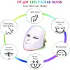 キャリアBtgirl LED Therapy Facial Mask 7 Colors Photon Facial Hine for Wrinkleにきび除去肌の若返りスポットクリーナーデバイス