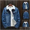 Vestes pour hommes Kancoold Hommes Veste et manteau à la mode chaude polaire denim 2021 mode d'hiver hommes jean outwear mâle cowboy plus taille drop d dhman