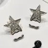 Klassiker designer brev studs pärla diamant örhängen varumärke kristall stud smycken 925 silver örhänge kvinnor bröllop smycken födelsedagspresent bröllop tillbehör