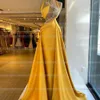 Vintage uitgesneden zeemeermin avond dres vrouw's sexy applices mouwnel formele elegante satijn prom jurken vestidos de gala mujer f3ei#